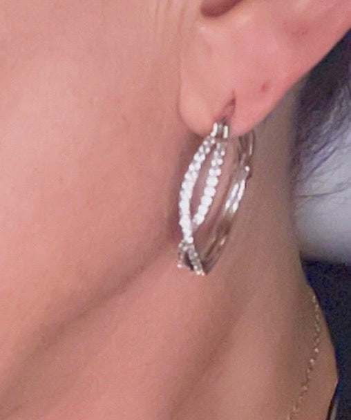 Créoles avec strass