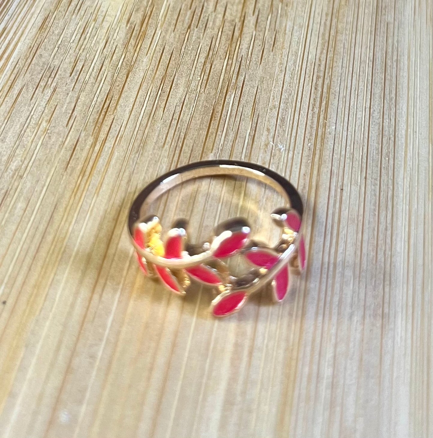 Bague feuille